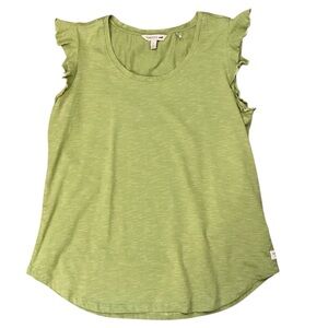 Toad&Co Rufflita II T Short Spring Green Color Size Large T1112011